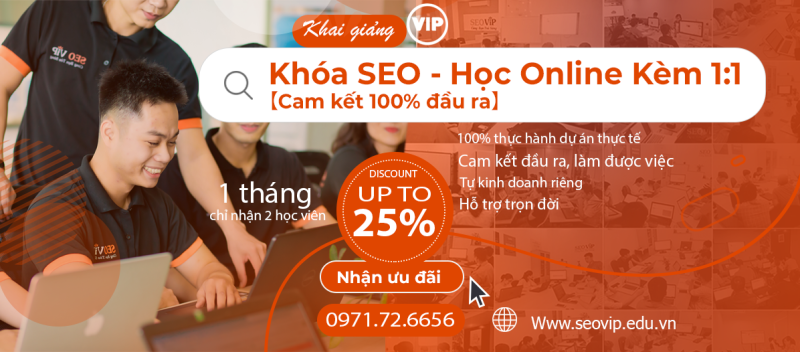 khóa học SEO SEOViP